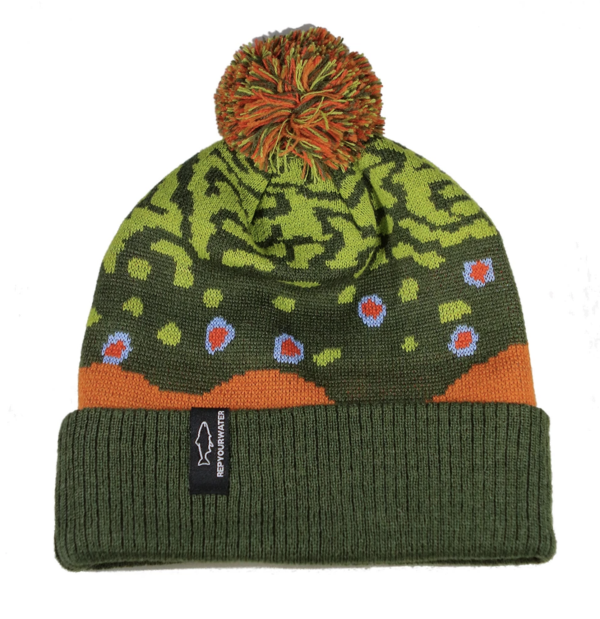 Rep Your Water Brook Trout Skin 2 Knit Hat Rep Your Water Brook Trout Skin 2 Knit Hat